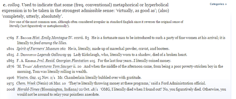 Illustration for article titled "Literally" Now Means "Figuratively," Heads Literally Explode